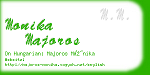 monika majoros business card